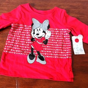 Toddler Girls Minnie Mouse Tee 2T